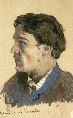 Anton Chekhov von Isaac Levitan 1886